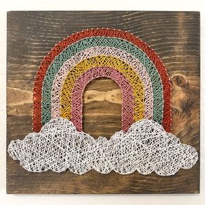 Boho rainbow wall decor